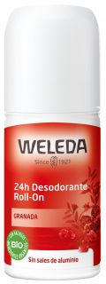 WELEDA Granātābolu 24 h dezodorants rullītis, 50 ml