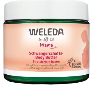 WELEDA Mama pret strijām ķermeņa sviests, 150 ml