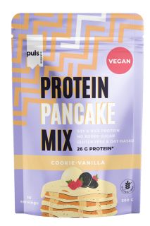 PULS NUTRITION Vegan Protein Pancake Cookie - Vanilla maisījums, 500 g