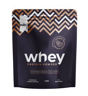 PULS NUTRITION Whey Protein Double Chocolate Low Lactose pulveris, 1000 g
