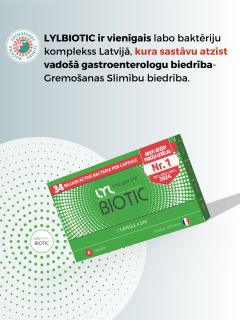 LYL BIOTIC kapsulas, 6 gab.