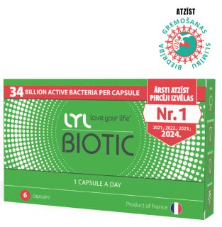 LYL BIOTIC kapsulas, 6 gab.