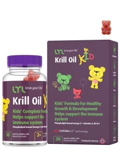 LYL Krill Oil KID želejas lācīši, 30 gab.