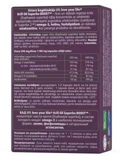 LYL Krill Oil Superba BOOST kapsulas, 30 gab.