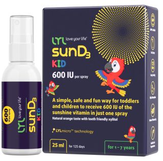 LYL sunD3 KID 600 SV sprejs, 25 ml