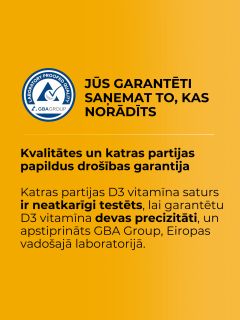 LYL sunD3 ProCaps 4000 S kapsulas, 60 gab.