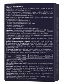 LYL sunD3 PROFESSIONAL 4 000 SV | 2 000 SV sprejs, 50 ml