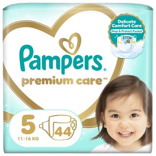 PAMPERS Premium Care-5 Junior, 11-25kg autiņbiksītes, 44 gab.