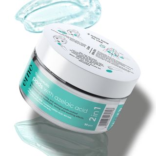 ERNE Therapeutic 2 in 1 Azelaic Acid attīrošie spilventiņi, 30 gab.