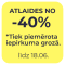 Kosmetika -40% no 14.99 euro groza. 16-18 Jūnijs.TIGI, DSD, CERAVE, DR.HAUSCHKA, COCUNAT
