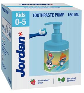 JORDAN Kids Pump (0-5) zobu pasta, 150 ml