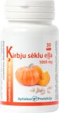 APTIEKAS PRODUKCIJA Ķirbju Sēklu Eļļa 1000 mg kapsulas, 30 gab.