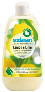 SODASAN Lemon and Lime trauku mazgāšanas līdzeklis, 500 ml