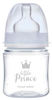 CANPOL BABIES Anti-colic PP Easy Start Royal Baby Blue pudelīte, 120 ml
