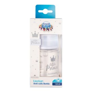 CANPOL BABIES Anti-colic PP Easy Start Royal Baby Blue pudelīte, 120 ml