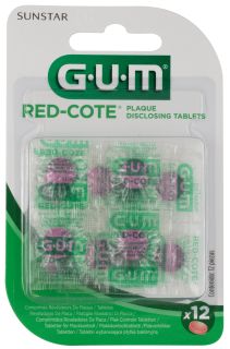 GUM Red-Cote tabletes, 12 gab.
