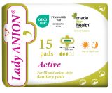 LADY ANION Active higiēniskās paketes, 15 gab.