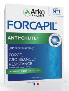 FORCAPIL Anti-Chute tabletes, 30 gab.