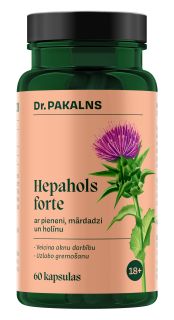 DR. PAKALNS Hepahols Forte kapsulas, 60 gab.