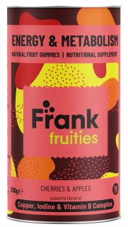 FRANK FRUITIES Energy & Metabolism želejas konfektes, 80 gab.