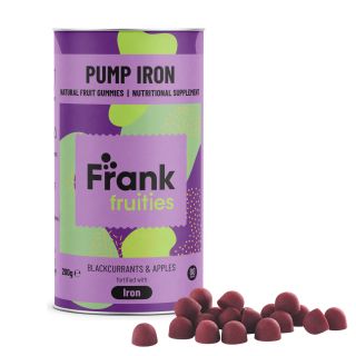 FRANK FRUITIES Pump Iron želejas konfektes, 80 gab.