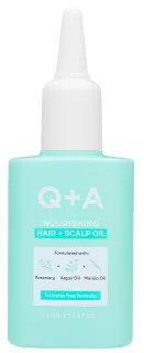 Q+A Nourishing Hair & Scalp matu eļļa, 50 ml