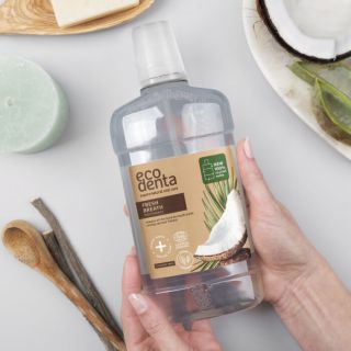 ECODENTA Fresh Breath Coconut mutes skalojamais līdzeklis, 500 ml