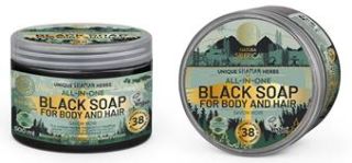 NATURA SIBERICA Black Soap Gor Body And Hair ziepes, 500 ml