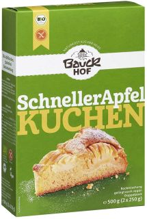 BAUCK HOF ābolu pīrāga pagatavošanai, ekoloģisks, bez glutēna maisījums, 500 g
