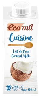 ECOMIL Coconut Milk kulinārijas krēms, 200 ml