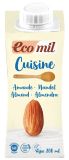 ECOMIL Cuisine Almond kulinārijas krēms, 200 ml