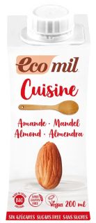 ECOMIL Cuisine Almond Natural kulinārijas krēms, 200 ml
