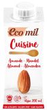 ECOMIL Cuisine Almond Natural kulinārijas krēms, 200 ml