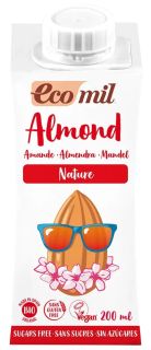 ECOMIL Nature Almond, Sugar Free dzēriens, 200 ml