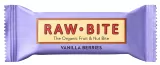 RAWBITE ar vaniļu un ogām, ekoloģisks batoniņš, 50 g