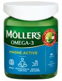 MOLLERS Omega-3 Magne Active kapsulas, 90 gab.