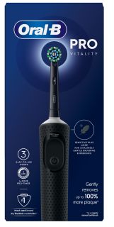 ORAL-B Vitality Pro Black elektriskā zobu birste, 1 gab.