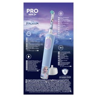 ORAL-B Vitality PRO Kids 3+ Frozen elektriskā zobu birste, 1 gab.