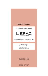 LIERAC Body Sculpt The Cryoactive Concentrate pretcelulīta līdzeklis, 150 ml