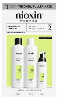 NIOXIN Hair Care System 2 Kit for Natural Hair with Progressed Thinning komplekts, 1 gab.