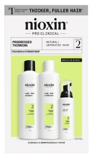 NIOXIN Hair Care System 2 Kit for Natural Hair with Progressed Thinning komplekts, 1 gab.