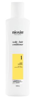 NIOXIN System 1 for Natural Hair with Light Thinning Scalp Therapy matu kondicionieris, 300 ml