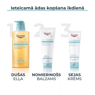 EUCERIN AtopiControl dušas eļļa, 400 ml