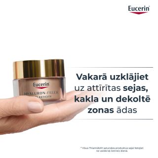 EUCERIN Hyaluron Filler+ Elasticity nakts sejas krēms, 50 ml