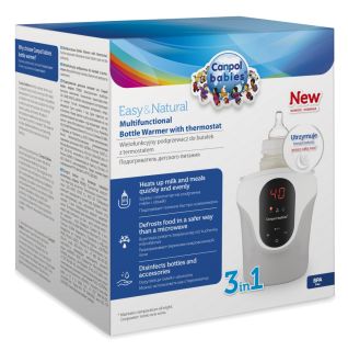 CANPOL BABIES 3-in-1 pudeļu sildītājs, 1 gab.