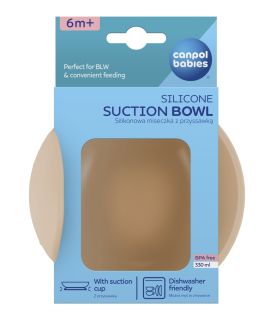 CANPOL BABIES Beige bļoda, 330 ml