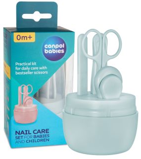CANPOL BABIES Blue Nagu kopšanas komplekts, 1 gab.