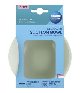 CANPOL BABIES Grey bļoda, 330 ml