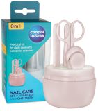 CANPOL BABIES Pink Nagu kopšanas komplekts, 1 gab.