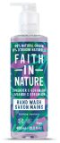 FAITH IN NATURE Lavender & Geranium šķidrās ziepes, 400 ml
